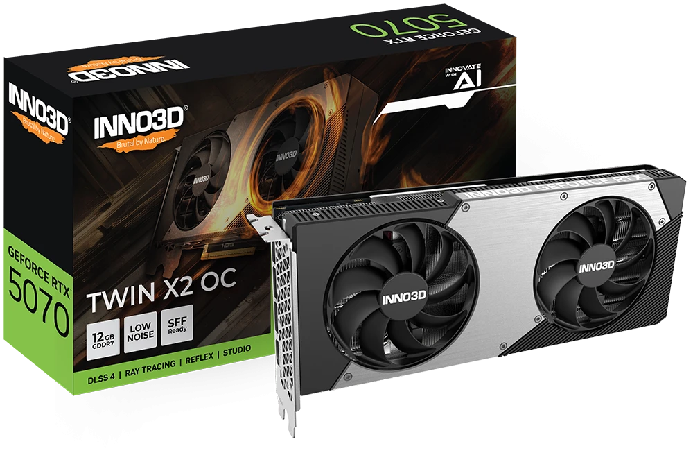 INNO3D GeForce RTX 5070 TWIN X2 OC